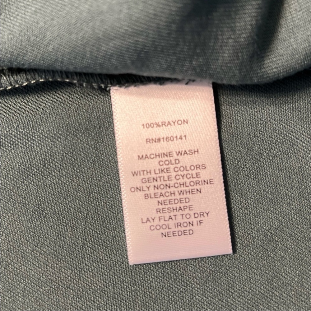 Daily Threads Green Large Drape Front Jacket with Shoulder Pads - Picture 7 of 7